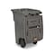 Toter 64 Gal. Graystone Document Trash Can with Wheels and Lid Lock CDA64 - alternate 2